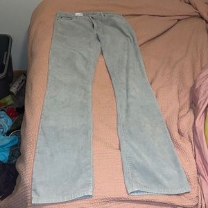 Grey corduroy pants